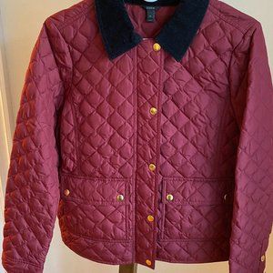 J Crew Women’s Quilted Down Tack (Barn) Jacket